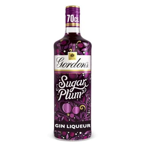 Gordon’s Sugar Plum Gin Liqueur – A tasty 20% vol festive treat, perfect for gifting with juicy plum and sweet berry flavors.