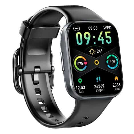 2023 Smartwatch, a versatile and waterproof fitness tracker with heart rate monitor and multiple sports modes.