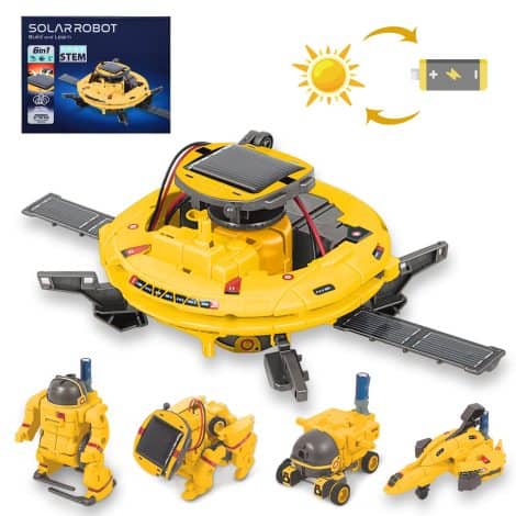 OMWay Stellar Robot Toys – Fun and Educational Science Kits for Kids: Perfect Christmas or birthday gifts for boys aged 8-14.