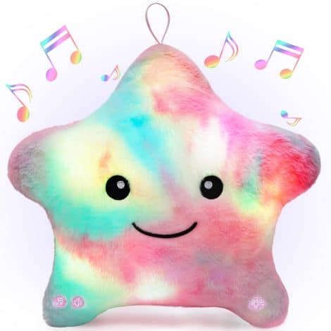 Colorful NYOBABE Sensory Toys with Musical Teddy Bear, Twinkle Lights for Autism, ADHD, Sleep Aid, Birthday Gifts.