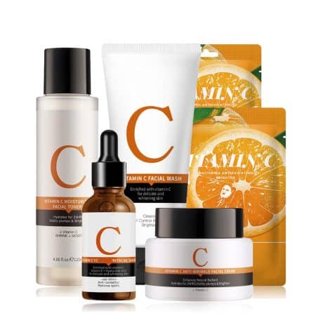 Teenage Girls Skincare Gift Set – Vitamin C Skin Care Kit for Her – Includes 6 Products.