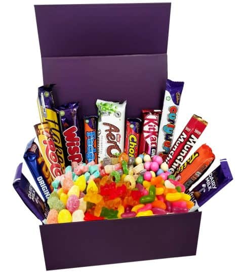 Premium Chocolate and Sweets Collection – Tasty Chocolate Bars in a Stylish Gift Box | Perfect Birthday Treat with Assorted Sweets