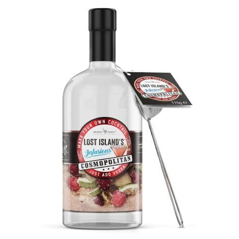 Make your own fruity Cosmopolitan cocktails with this cocktail making kit – perfect for Christmas gifts.