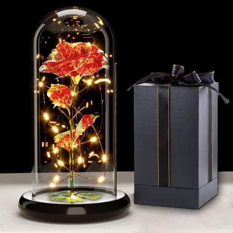 Illuminate your loved ones’ world with the Galaxy Rose – a stunning artificial flower gift for special occasions.