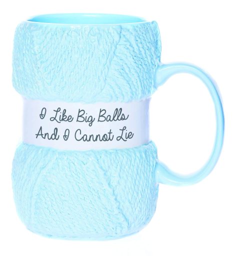 Boxer Gifts Fun Knit Ball Mug – Perfect for tea or coffee, a quirky gift for anyone who loves knitting!