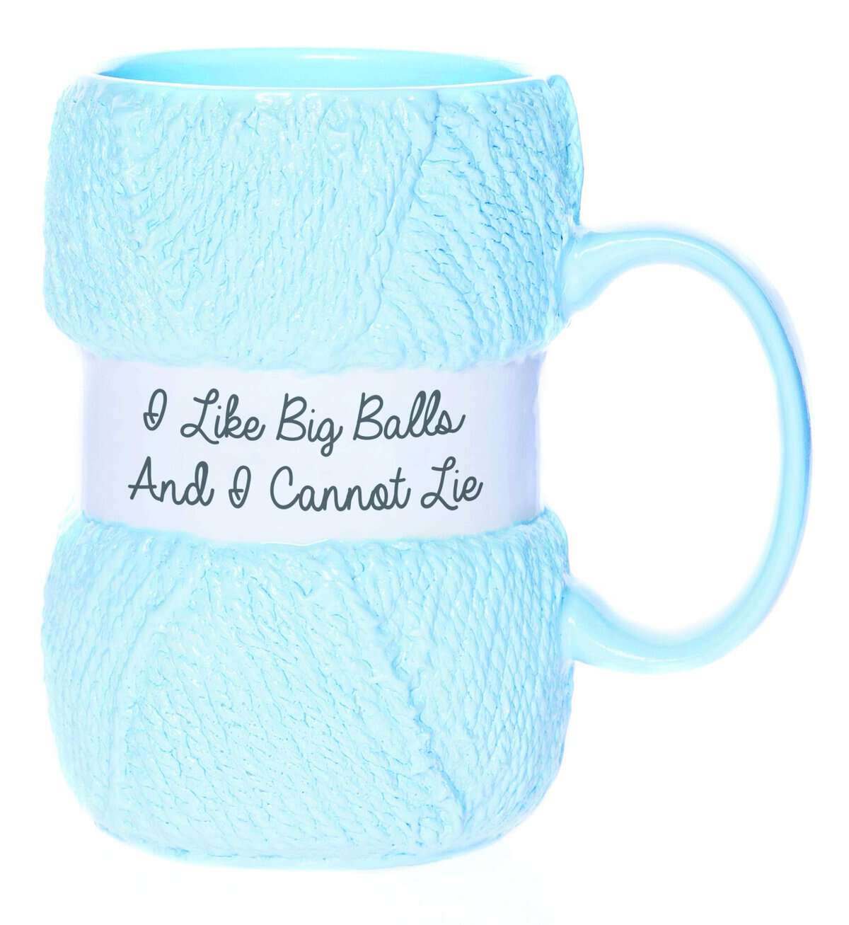 Boxer Gifts I Like Big Balls Novelty Knitting Gift Mug For Women Or Man - Mugs Hold 12oz of Tea or Coffee - Cool & Funny Knit Accessories