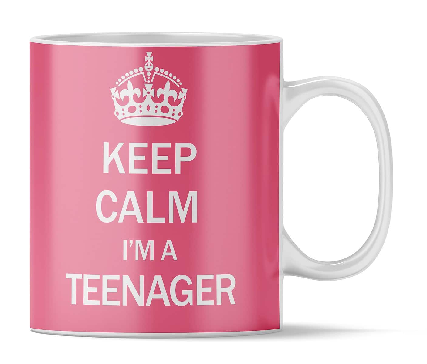 Teenage Girls Gifts | Keep Calm I'm a Teenager Mug | Gifts for Teenage Girls | 13th Birthday Gifts for Girls | Teen 13 Years Old 13th Birthday