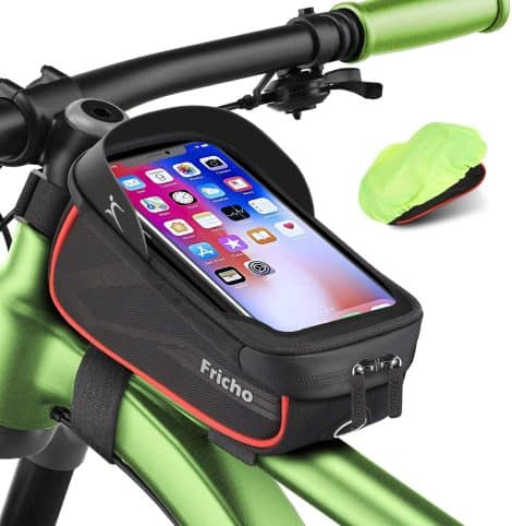 Fricho Christmas presents for him – a waterproof bike frame bag for cyclists with 6.5″ accessories, suitable for men who have everything.