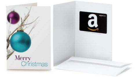 Amazon.co.uk Gift Card in a fancy greeting card, perfect for gifting someone special.