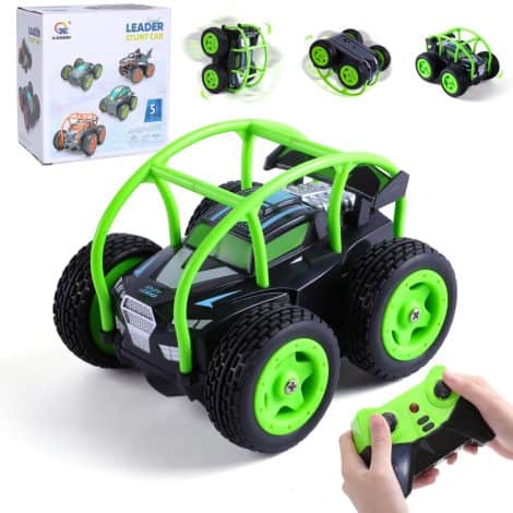 The DT Toy Remote Control Cars are perfect for kids aged 3-12, with 360° stunts and 5 channels. Great birthday gift!