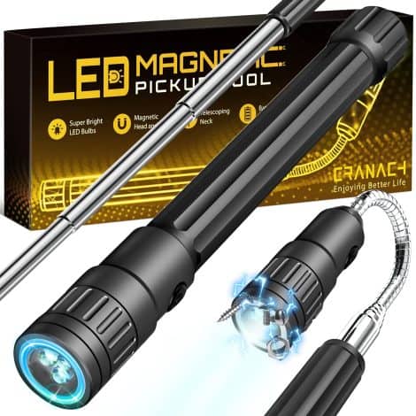 Gifts for mature gentlemen – ideal for your dad or grandad! Great for Secret Santa or stocking fillers. Also, unique birthday surprises and a telescopic magnetic pickup tool.