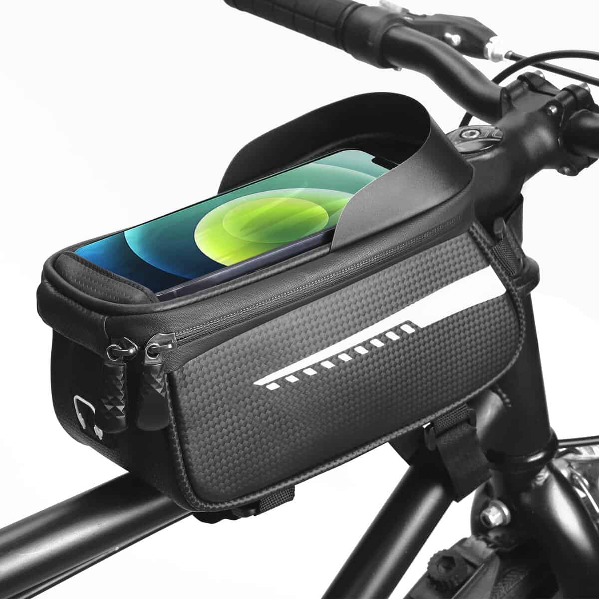 Cool Bike Phone Holder Gifts - Mens Gifts for Christmas Stocking Fillers, Birthday Gifts for Him Bike Bag, Teenage Gifts Bike Accessories Cyclist Gifts Gadgets, Cycling Gifts for Husband Boyfriend