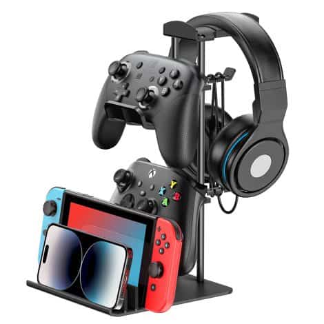 KDD Desk Organizer, a sleek and versatile stand for headphones, game controllers, headsets, and more!