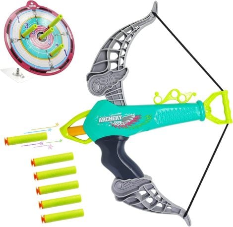 Gifts for Boys and Girls: Outdoor Bow and Arrow Set, Perfect for 4-8 year olds. Ideal birthday present!