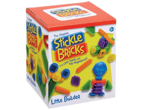 Improve problem-solving and creativity with Stickle Bricks Little Builder Construction Set – a durable and engaging STEM toy for ages 18 months+.