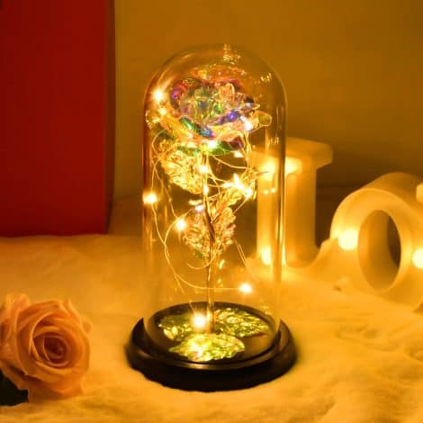 OEAGO presents LED Night Light Rose for Mum, the ideal gift for Valentine’s Day, birthdays, and Mother’s Day.