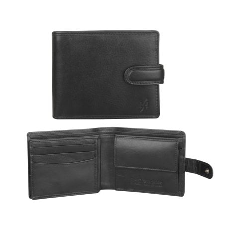 “STARHIDE Men’s RFID Blocking Wallet – Genuine Leather ID Card Holder with Coin Pocket – Gift Boxed.”