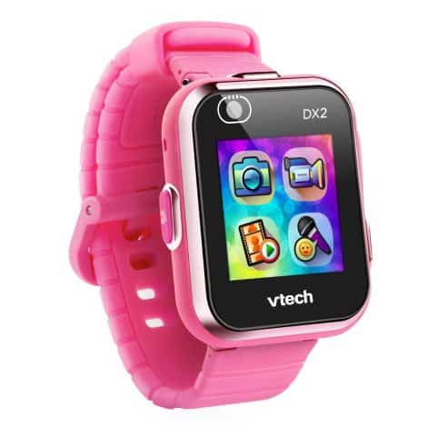 VTech Kidizoom Smart Watch DX2, Pink – Games, Camera, Colour Screen, Fun Effects & More, for 4-7 year-olds.