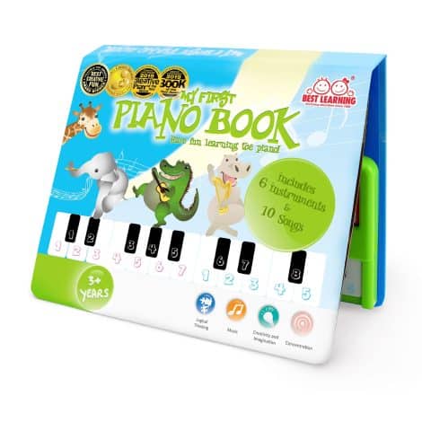 Top Learning My First Piano Book – Fun Music Toy for Toddlers Aged 3-5 – Perfect Gift for Birthdays.