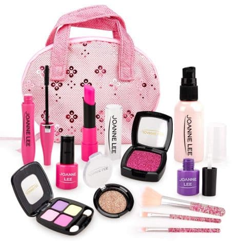 “Children’s Pretend Play Cosmetics Kit for 2-6 Year Old Girls: The Perfect Birthday Gift!”