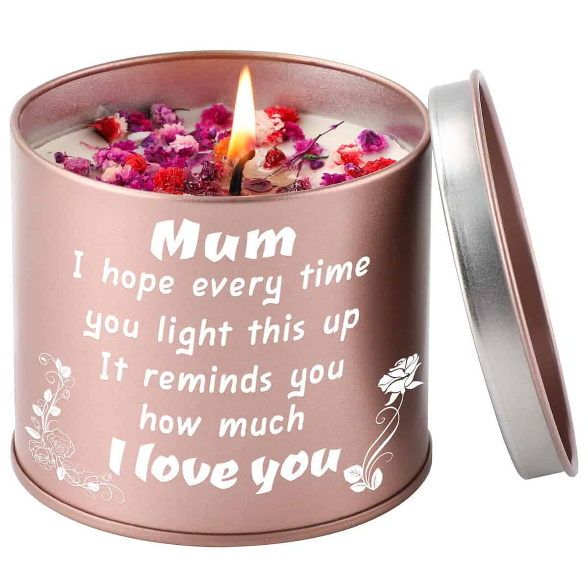 Gifts for Mum, KAAYEE 9oz Lavender Fragrance Candles Christmas Birthday Gifts for Mum, Presents for Mummy from Daughter Son, Ideal Mother Gifts for Mothers' Day, Thanksgiving Day (Mum 1)