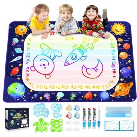 Magic Colouring Educational Learning Game – Aquatic Painting Mat, Montessori Toy for 3-8-year-olds, perfect Xmas present.