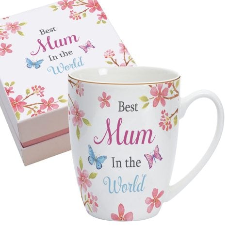 Luxury Boxed Bone China Mug – Perfect Gift for Mum on Birthdays, Christmas, or Mother’s Day.