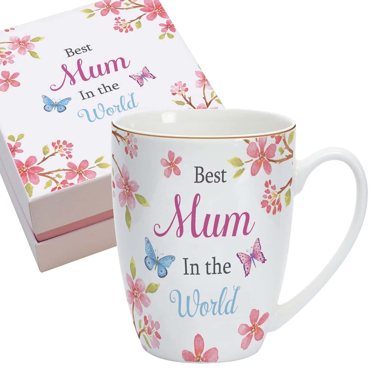 Mum Gifts - Gifts for Mum Mug - with Luxury Box Quality Bone China 11oz Best Mum Cup Birthday Christmas Mothers Day Thoughtful Gift for Mum