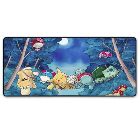 Starters Hammock Gaming Mouse Pad, the perfect XXL PC desk mat with Japan Anime Art.