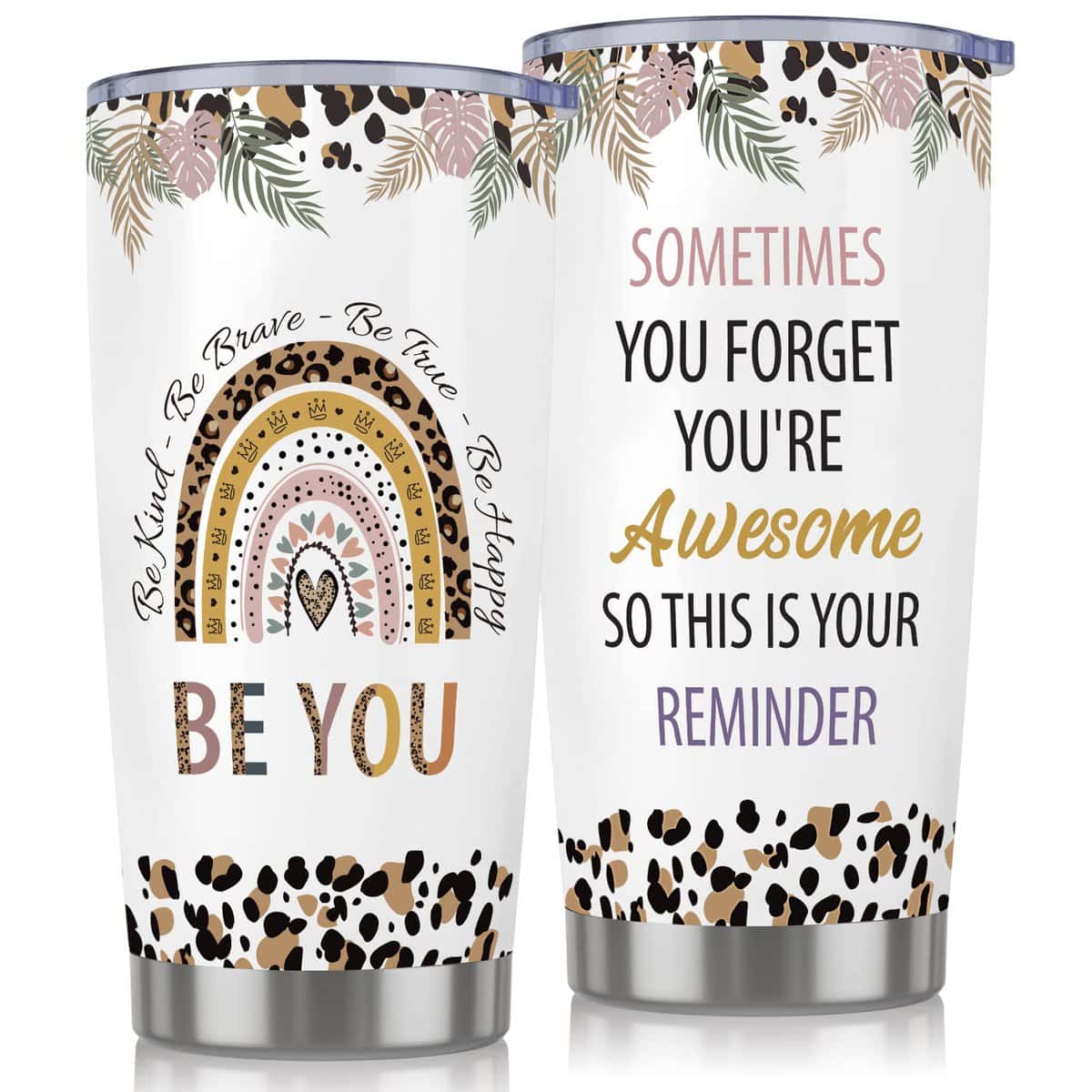 Birthday Gifts for Women Her, Unique You are Awesome Wine Tumbler Gifts for Women, Personalised Insulated Coffee Cup Travel Mug Gifts Practical Thank You Gifts Ideas for Women, Best Friends, Sister