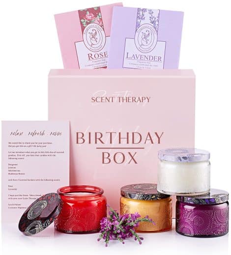 Gifts for ladies on their special occasions: birthdays, Valentine’s, anniversary, retirement. Show appreciation with this birthday box!