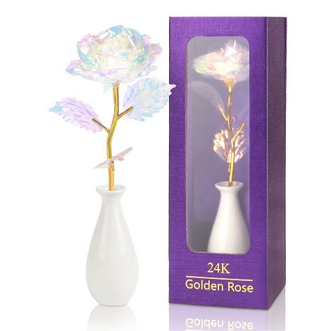 ADAZ 24k Golden Rose – Perfect gift for Mum, Wife, or Girlfriend on special occasions like Birthday, Mothers Day, and more.