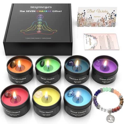 Luxury candles for relaxation, meditation and spiritual ambience, infused with crystals and healing properties. Perfect for self-care.