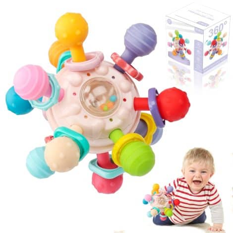 Joozmui Sensory Toys, suitable for newborns up to 1 year. Perfect for gifting and promoting development.