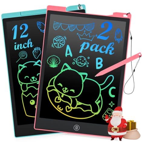 RaceGT Drawing Tablet, the perfect 12-inch electronic notepad for creative toddlers, a great Christmas gift!