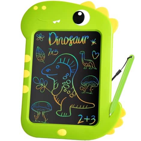 8.5inch Electronic Doodle Tablet – Educational Dinosaur Drawing Toy for Kids, Perfect Birthday Gift.