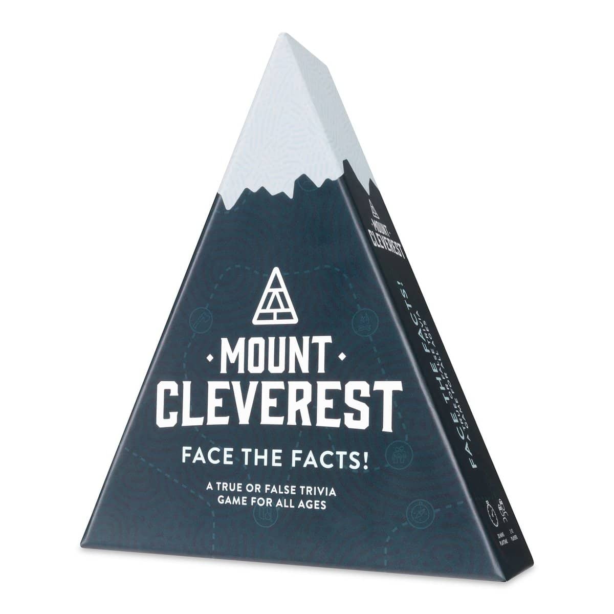 100 PICS MOUNT CLEVEREST - Original Edition, Stocking Filler & Birthday Gift, True or False Trivia Game for Adults & Kids, Fun Family Travel Game