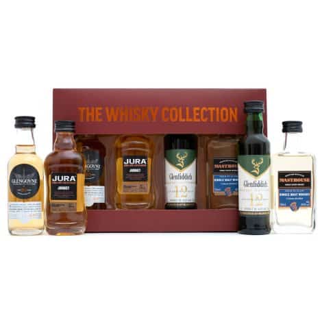 Whiskey Tasting Set for Him – Scottish Single Malt Whisky Gift Set, 4 x 5cl Bottles, Perfect for Christmas or Birthday Gifts.