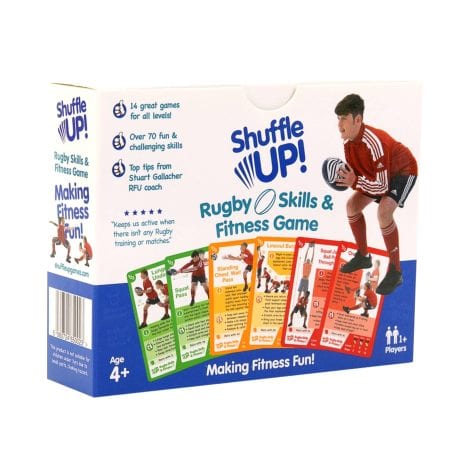 Rugby Frenzy Game – Active, fun-filled family game with over 70 playing cards, perfect rugby gift for children.