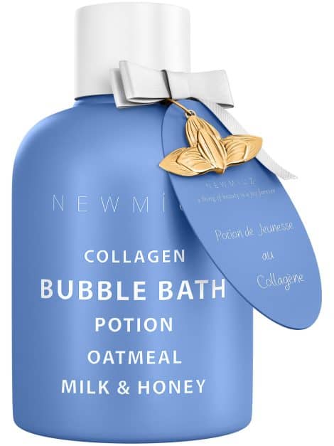 Luxurious Collagen Bubble Bath for British women, an indulgent spa gift to relax and rejuvenate. Ideal for birthdays and Christmas.