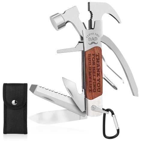 Great Hammer Multitool for the Best Dad! Perfect for Birthdays, Christmas, or Father’s Day. Dad Gifts!