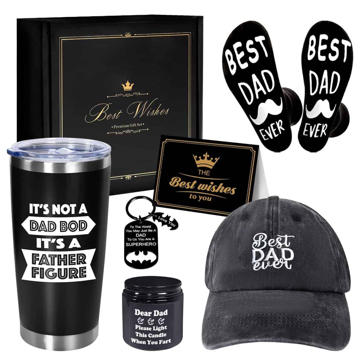 Tecanne Fathers Day Gift, Dad Christmas Birthday Gifts from Daughter Son, Presents for New First Time Dad, Best Gift Ideas for Dad Grandad