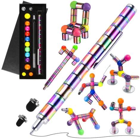 Kovim Magnetic Fidget Pen – Fun pen with magnets for stress relief, perfect for teens, in multiple colors.