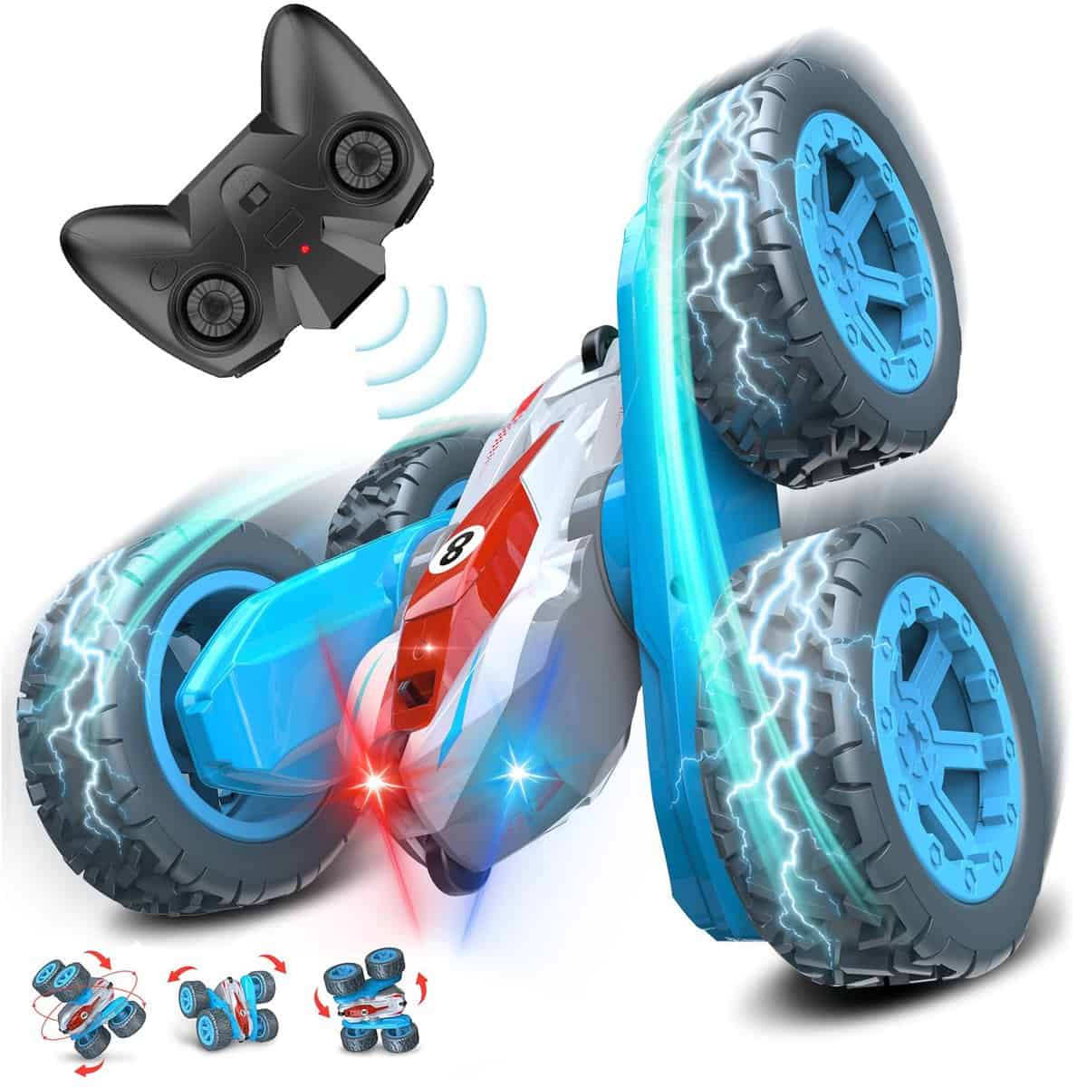 Gralal Rc Cars Toys for 3 4 5 6 7 8 Year Old Boys Gifts, 4WD 360° Flips Remote Control Cars Kids Boys Toys Age 4 5 6 7, Gifts for 4-12 Year Old Boys Stocking Fillers Boys Christmas Xmas Gifts for Boys