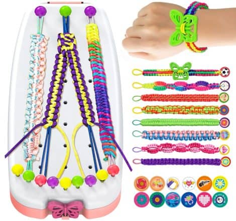 Simfunso Friendship Bracelet Making Kit: The perfect DIY gift for creative kids aged 7-12. Ideal for birthdays!