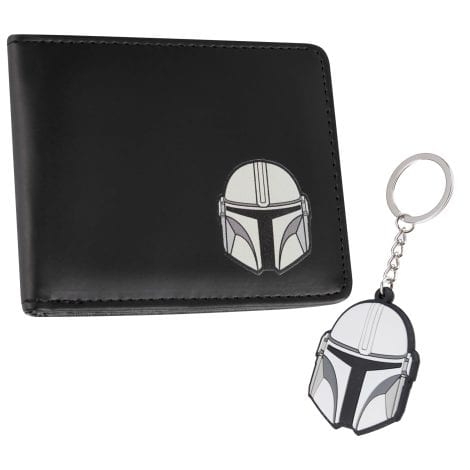 Disney’s Mandalorian Wallet and Keyring Set – perfect for stylish men and teenagers. Store cards and IDs securely. Great gift for him.