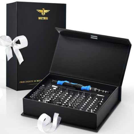 98 Piece Precision Screwdriver Set, Ideal Gifts for Men, Dad, and Secret Santa, Perfect for Christmas.