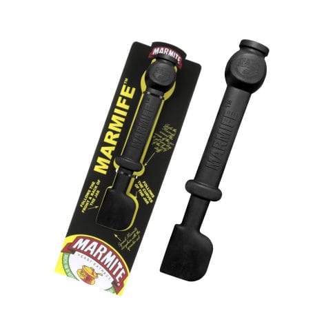 Authentic Marmite presents – ‘Marmife’ Knife Spreader & Jar Scraper – Practical Marmite-themed utensils – Ideal stocking fillers.