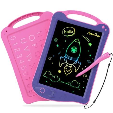 HOMESTEC AstroDraw Girls Toys – a fun, portable drawing tablet perfect for young girls’ creativity and learning.