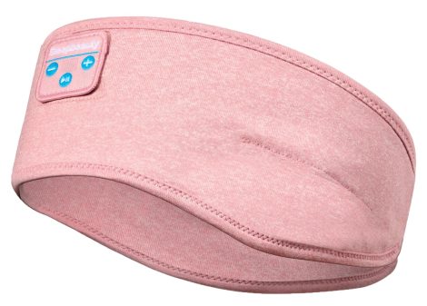 Perytong Pink Bluetooth Sleep Headband with Noise Cancelling Headphones – Perfect Gift for Women’s Special Occasions.